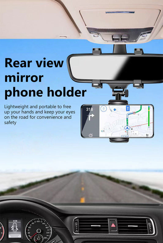 Phone Holder for Rearview Mirror