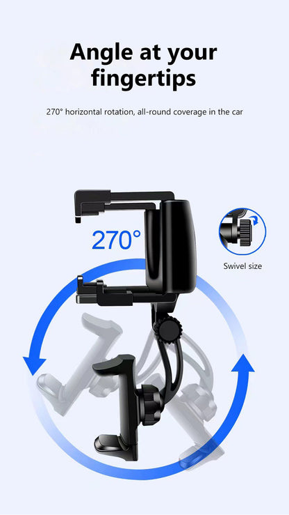 Phone Holder for Rearview Mirror