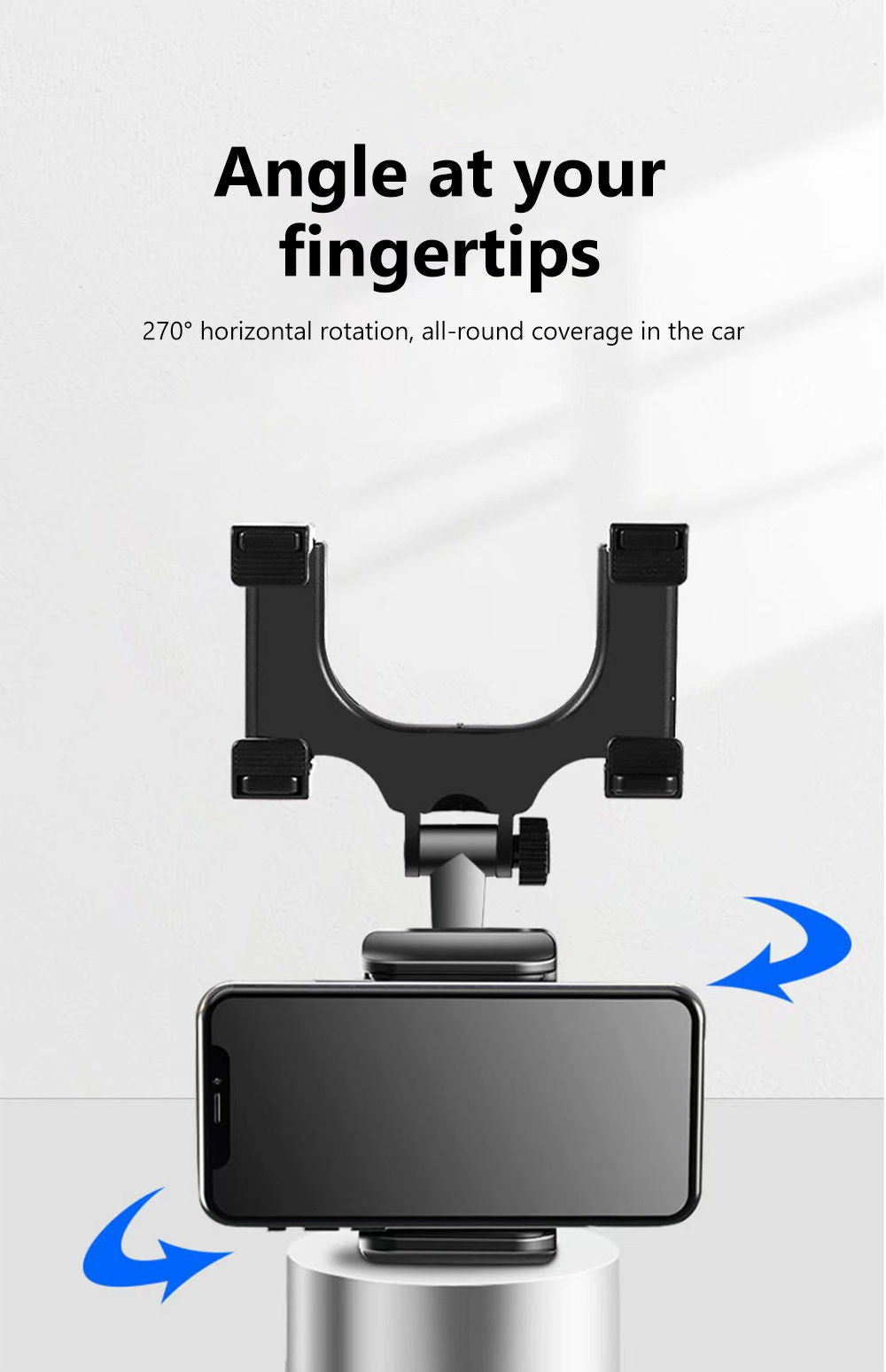 Phone Holder for Rearview Mirror