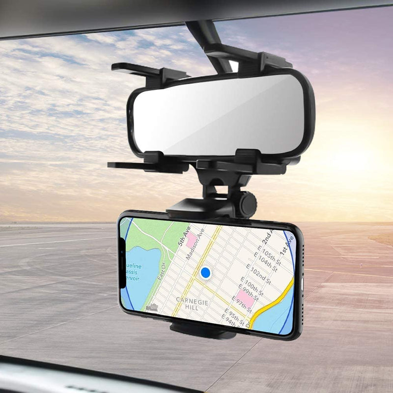Phone Holder for Rearview Mirror